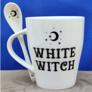 Mug and Spoon Set White Witch